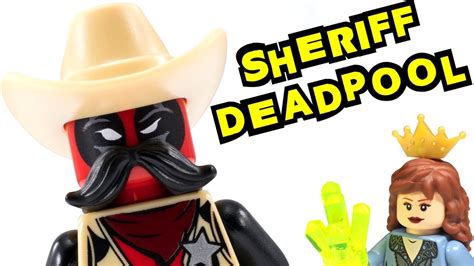New Lego Sheriff Deadpool Sdcc Exclusive Minifigure Revealed