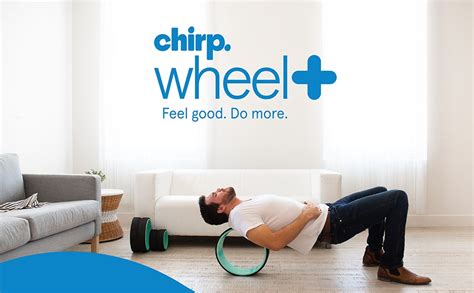 Chirp Wheel Back Stretcher Wsweat Resistant Foam Padding 6 Deep Tissue Body Roller