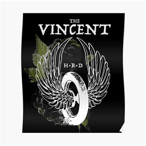 Vincent Black Shadow Posters Redbubble