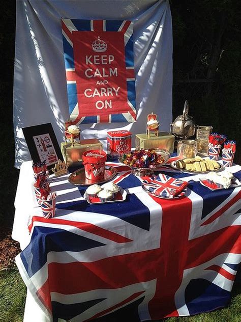 Favorite Things 60th Birthday Party London Party British Themed Parties British Party