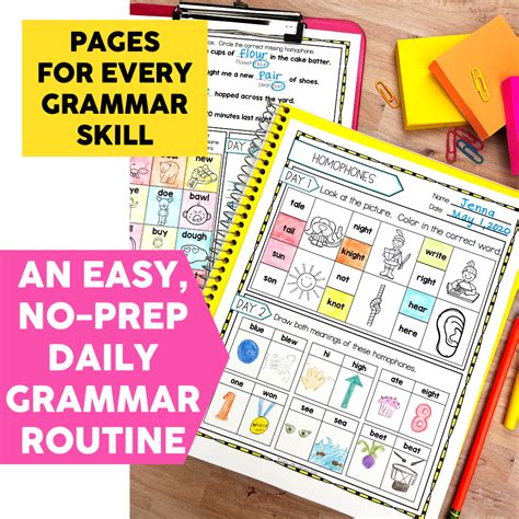 Grammar Worksheets Grammar Day By Day Daily Grammar Practice