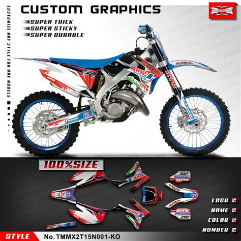Kungfu Graphics Sticker Decal For Tm Racing Mx 2t 125 144 250 300 450