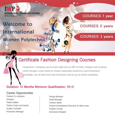 Iwp India Online One Of The Leading Fashion Designing Institutes In