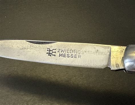 Vintage Zwilling Twins Henckels Folding Pocket Knife Germany Ebay