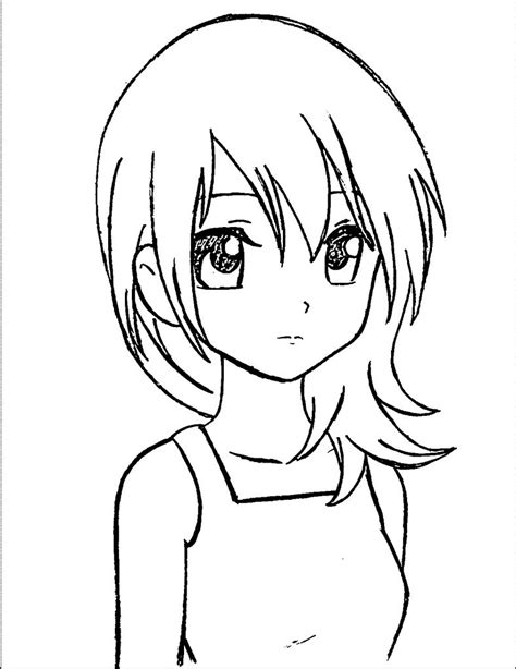 49 Printable Coloring Pages For Girls Anime