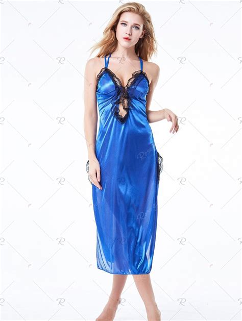 Pin On Silk And Satin Long Nightgown