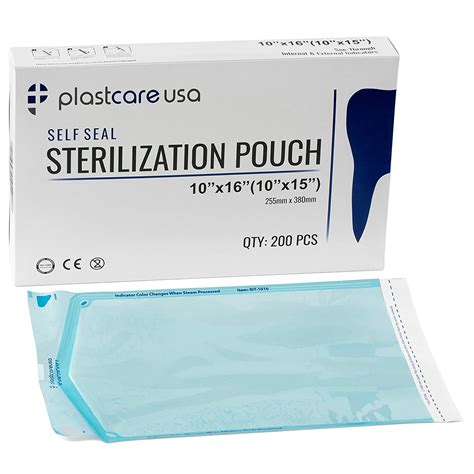 200 10x16 Large Sterilization Pouches To Sterilize And Autoclave