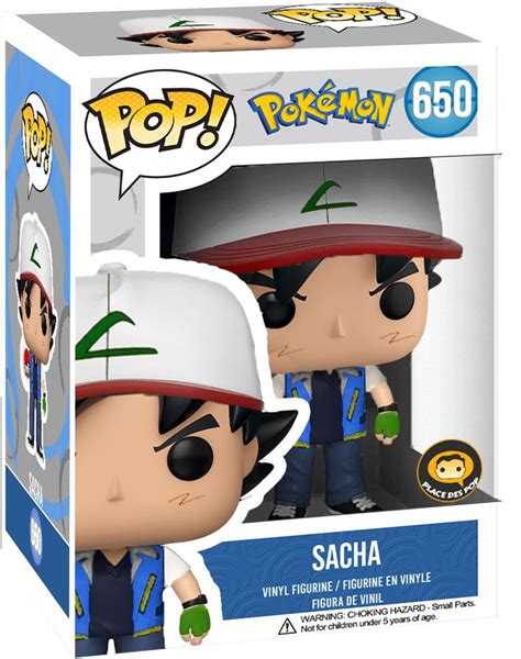 Sacha Du Bourg Palette Funko Pop Pokémon Ash Ketchum Satoshi Funko