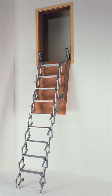 Columbus Exklusiv Vertical Wall Access Aluminium Concertina Ladder Dsc