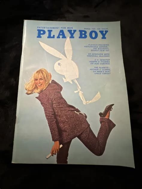 PLAYBOY MAGAZINE MARCH 1969 Kathy Macdonald Very Good 3 000 00 PicClick