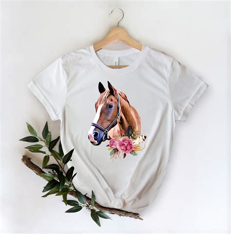 Horse Shirt Horse Lover Shirt Girls Horse Shirt T For Etsy