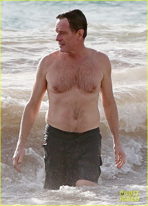 Bryan Cranston Goes Shirtless For Refreshing Swim In Hawaii Photo Bryan Cranston