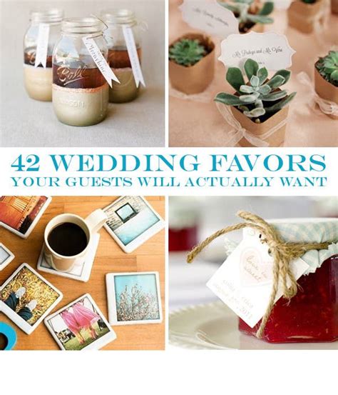 For me, buying off a gift registry always leaves something to be desired. 42 Wedding Favors Your Guests Will Actually Want