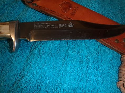 Old German Puma Skinner Knife In Orig Sheath No 6393 Like New 357