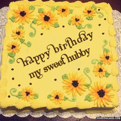 Happy Birthday My Sweet Hubby Cake Images