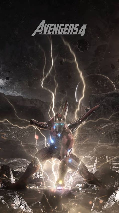 Avengers Endgame Iron Man Poster Iphone Wallpaper Marvel Iron Man