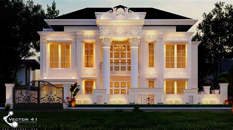 Desain Rumah Klasik Binjai Mrs Ria By Vector 41 Arsitek Medan