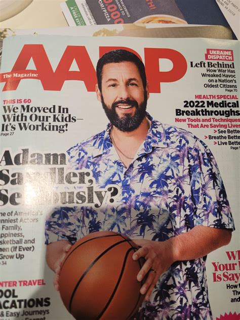 You Know You Are Old When Adam Sandler Is On The Cover Of Aarp