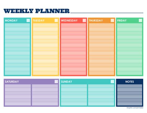 Templates And Forms Articles And Tips Weekly Schedule Planner