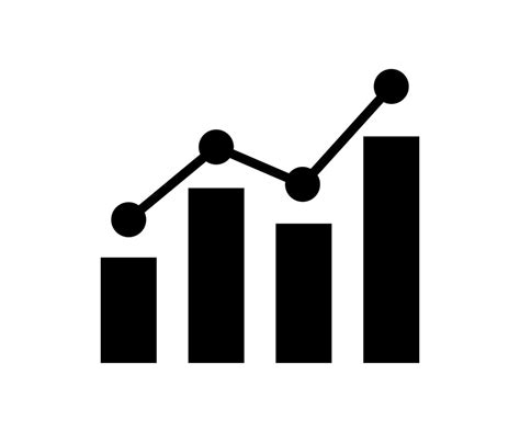 Graph Chart Vector Iconsymbol Of Business 4999434 Vector Art At Vecteezy