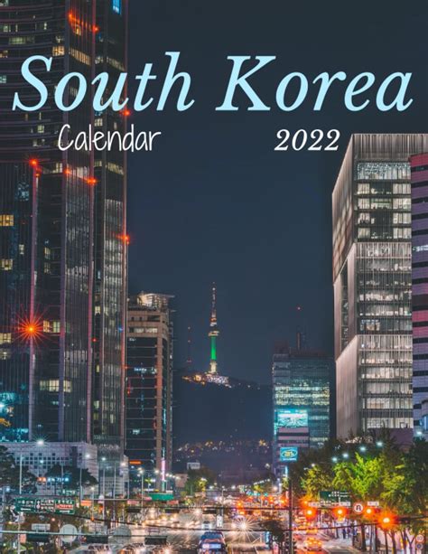 Buy South Korea Calendar 2022 South Korea Monthly Square Calendar With