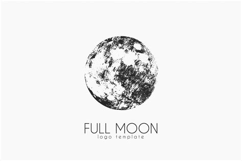 Moon Logo Moon Logo Logo Logo Illustration