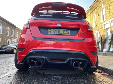 Ford Fiesta Mk75 St Zetec S Rear Diffuser Dual Cutout Es Design