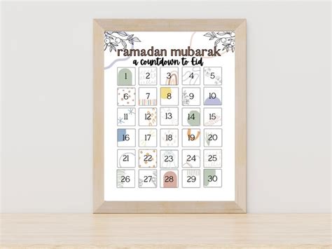 Ramadan Activity Ramadan Printables Ramadan Advent Calender Ramadan