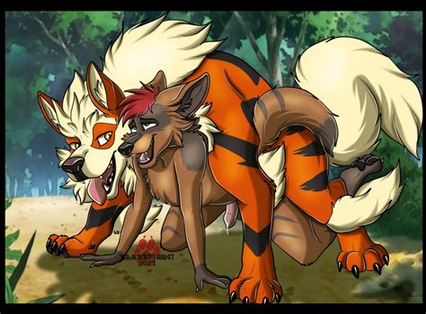 Rule 34 All Fours Anal Anal Sex Anthro Arcanine Ash Cinder Bodily