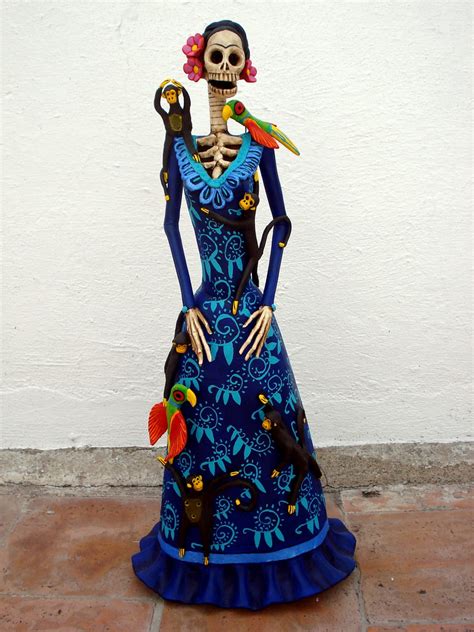 Frida Kahlo Azul Catrina Catrina De Frida Kahlo En Azul El Flickr