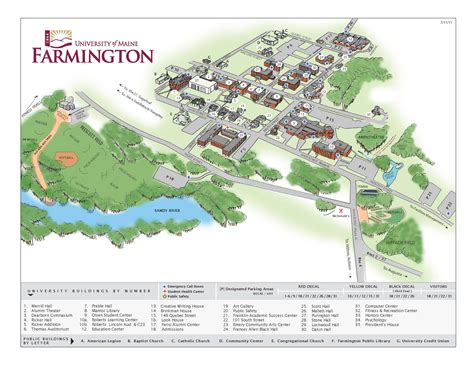 University Of Maine Farmington Campus Map Floris Anestassia