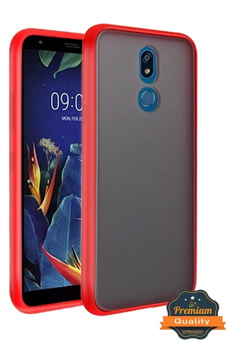 Lg K40 Phone Case Hybrid Rubber Silicone Tpu Gel Protector Bumper Slim