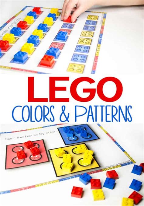 Lego Printables For Colors And Patterns I Can Teach My