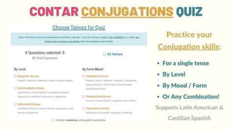 Contar Conjugation 101 Conjugate Contar In Spanish Tell Me In Spanish