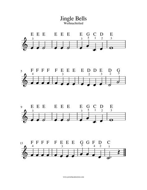 Jingle Bells Sheet Music For Piano Download Free In Pdf Or Midi