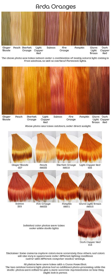 Color Of The Week Arda Wigs Hair Color Orange Orange Hair Dye