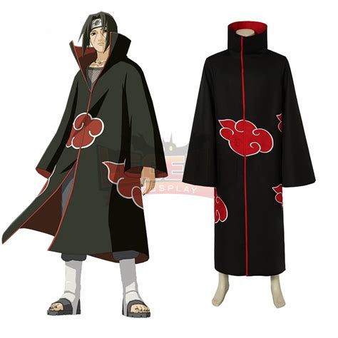 Anime Naruto Akatsuki Itachi Uchiha Cosplay Costume Custom Made All