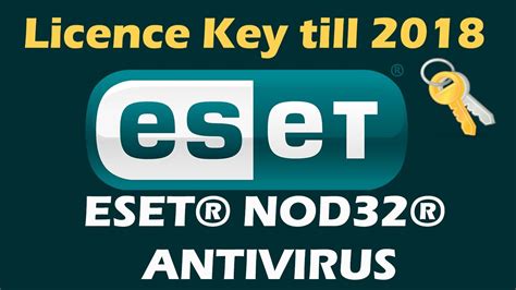 Eset Nod32 Antivirus 9 Activation Key 2017 Free Software Keys