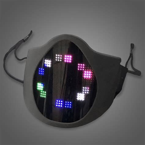 Silicone Led Face Mask With Usb Charger