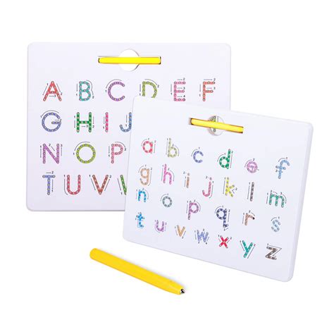Buy Jumaga Magnetic Alphabet Tracing Board Double Sided Magnetic