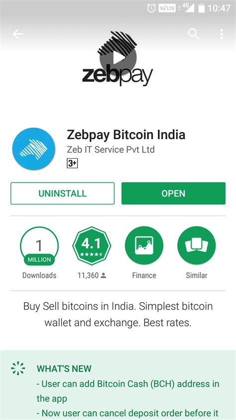 However, we want them to be excellent employees. Indian bitcoin exchange Zebpay crosses 1 Million downloads on Android, doubled in past 5 months ...