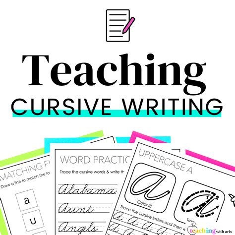 Teaching Cursive Writing Teaching With Aris