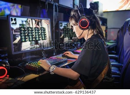 Download 122,822 computer games images and stock photos. Young Girl Playing Computer Games Internet Stock Photo ...