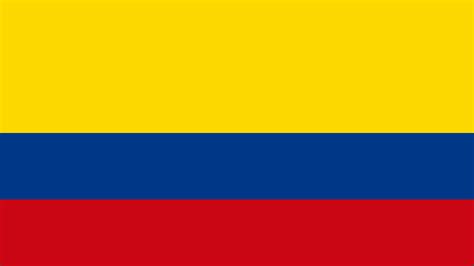 La Bandera De Colombia Cepillo Pintado De Acuarela Transparente De