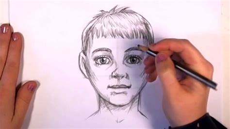 Boy Drawing Realistic At Explore Collection Of Boy