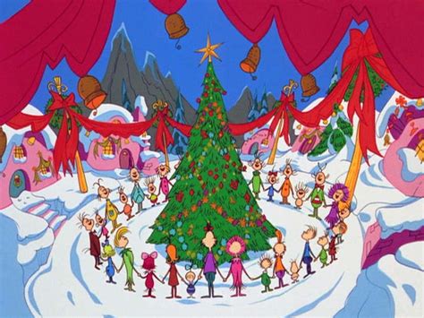 Whoville Christmas Tree Cartoon Hd Wallpaper Pxfuel