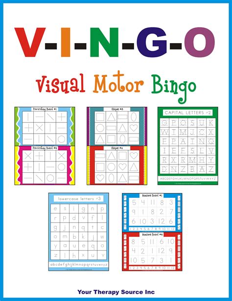 Or search for what you are looking for. V-I-N-G-O Visual Motor Bingo - Your Therapy Source
