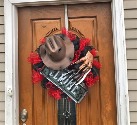 You Can Now Get A Freddy Krueger Wreath To Put On Your Door For