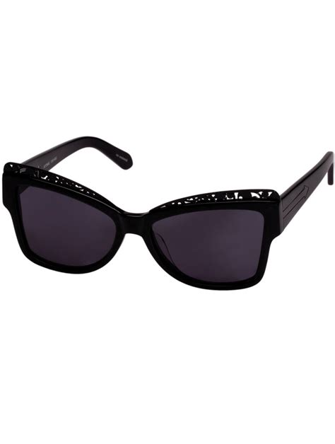 Karen Walker Atomic Sunglasses In Black Lyst