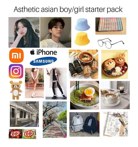 Aesthetic Asian Boygirl Starter Pack Rstarterpacks
